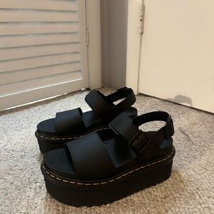 Black Platform Sandals
